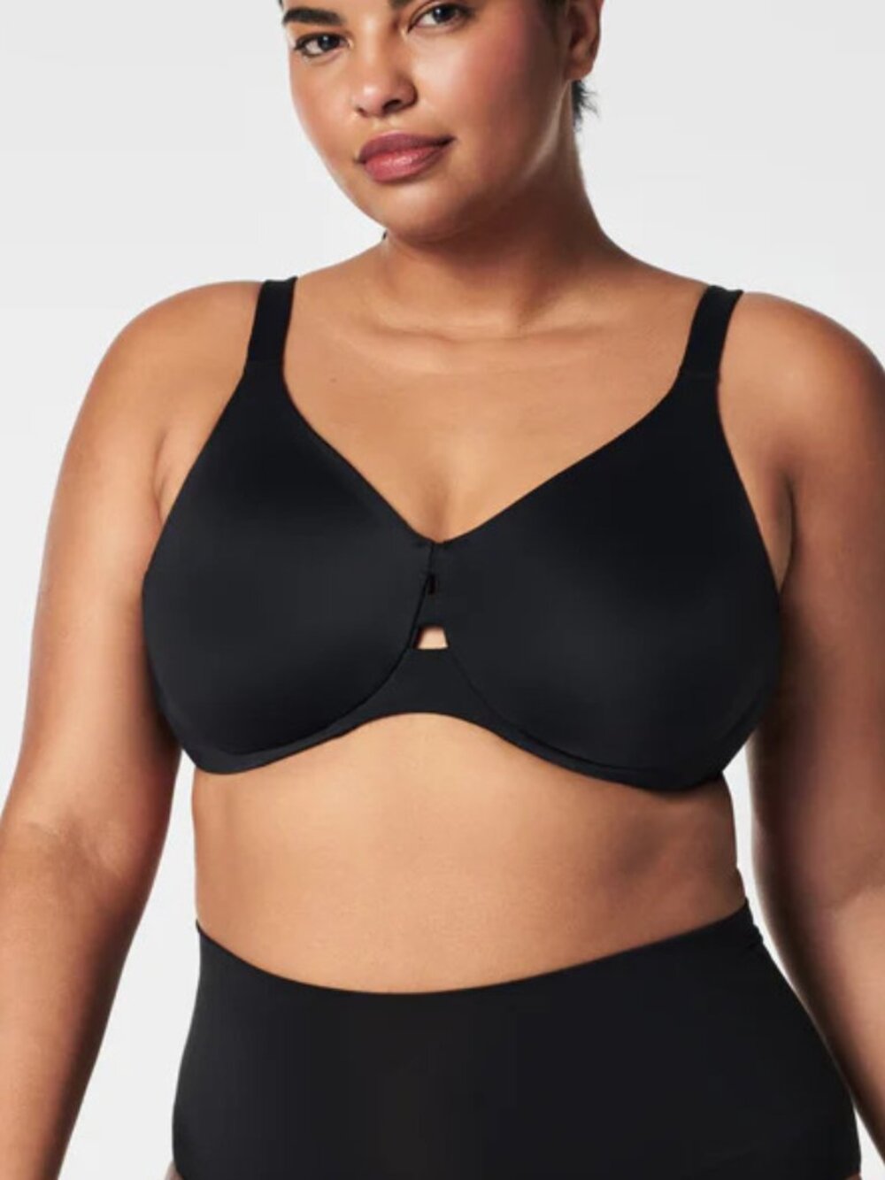 ✨ SPANX Low Profile Minimizer Underwire Bra Champagne Black  34DDD NWT